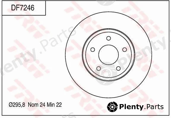 TRW DF7246 — Brake Disc