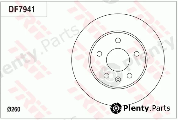 TRW DF7941 — Brake Disc