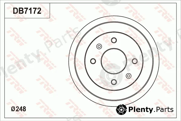 TRW DB7172 — Brake Drum