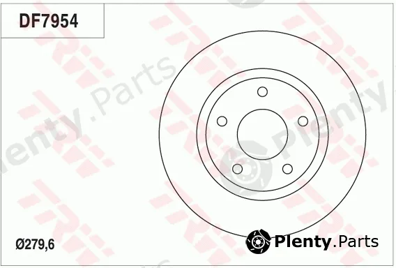 TRW DF7954 — Brake Disc