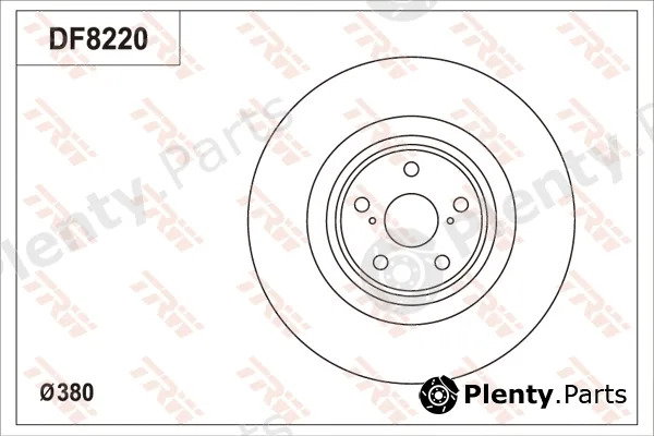 TRW DF8220S — Brake Disc