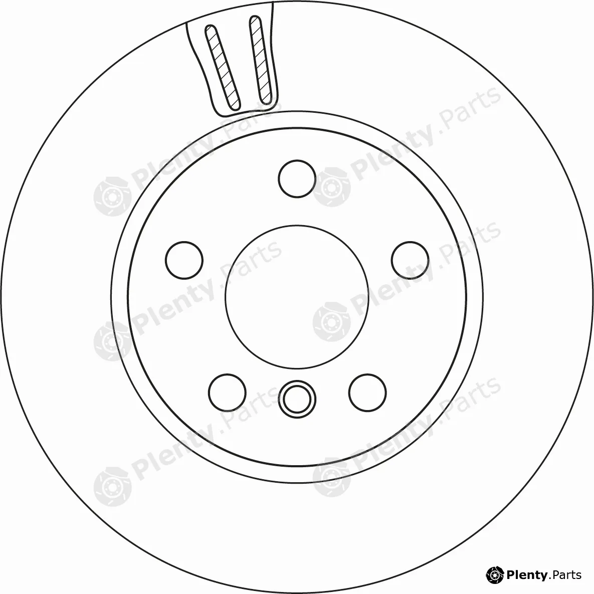 TRW DF6715 — Brake Disc