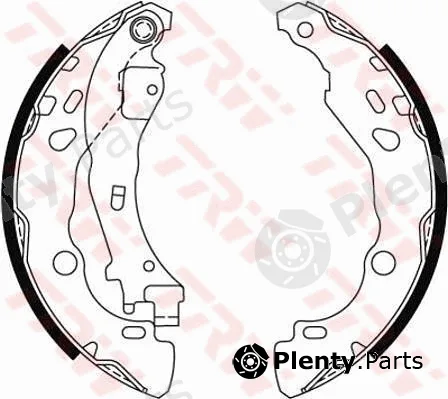 TRW GS8474 — Brake Shoe Set