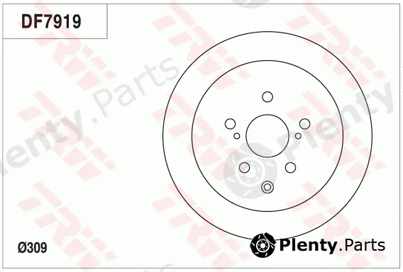 TRW DF7919 — Brake Disc
