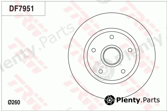 TRW DF7951 — Brake Disc