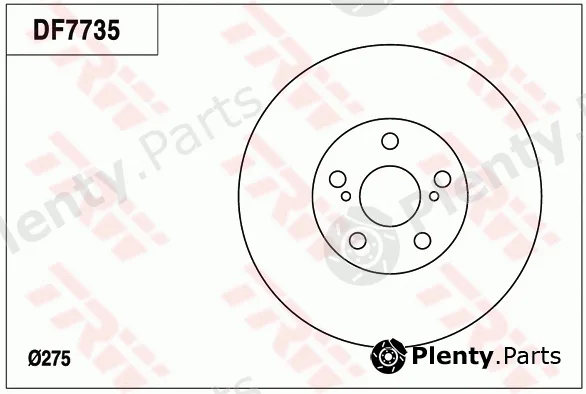 TRW DF7735 — Brake Disc