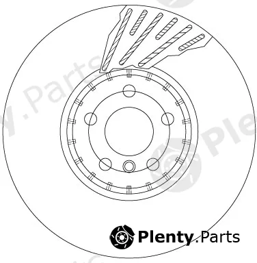 TRW DF6890S — Brake Disc