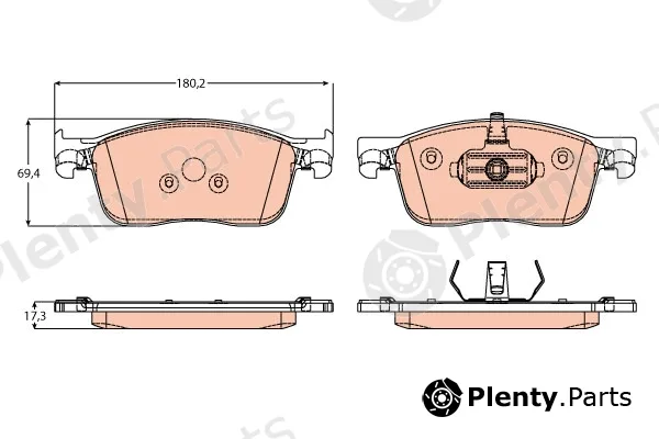 TRW GDB2169 — Brake Pad Set, disc brake