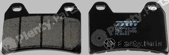 TRW MCB683 — Brake Pad Set, disc brake Organic Allround