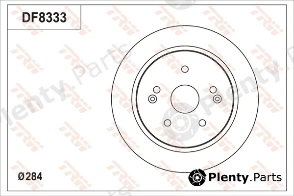 TRW DF8333S — Brake Disc