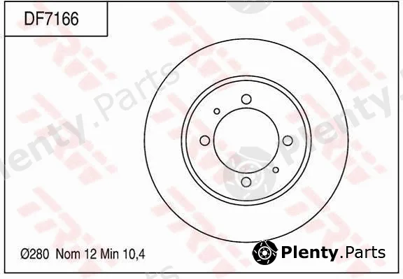 TRW DF7166 — Brake Disc