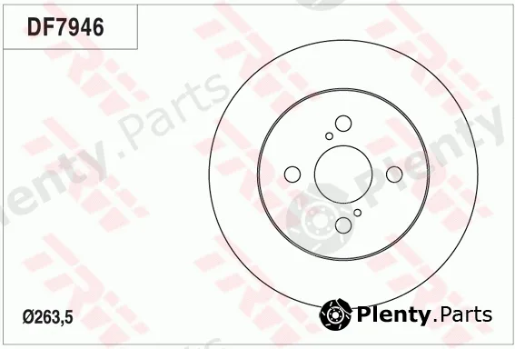 TRW DF7946 — Brake Disc