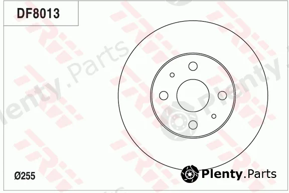 TRW DF8013 — Brake Disc