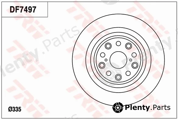 TRW DF7497S — Brake Disc