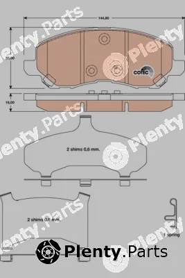 TRW GDB4142AT — Brake Pad Set, disc brake ATEC