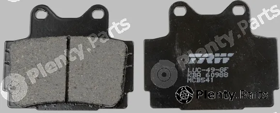 TRW MCB541 — Brake Pad Set, disc brake Organic Allround