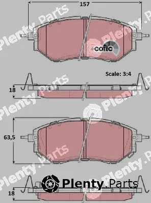 TRW GDB3372AT — Brake Pad Set, disc brake ATEC