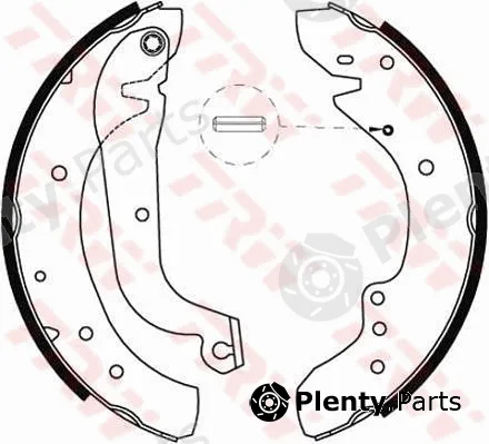 TRW GS8565 — Brake Shoe Set