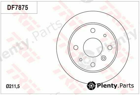 TRW DF7875 — Brake Disc