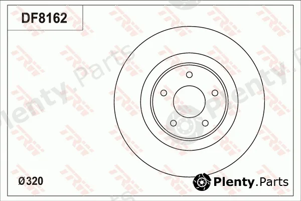 TRW DF8162 — Brake Disc