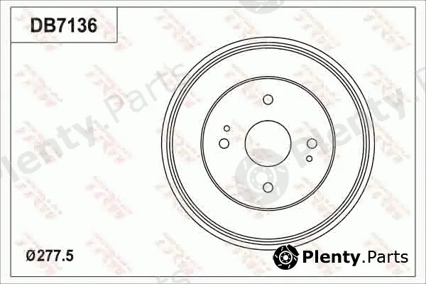 TRW DB7136 — Brake Drum