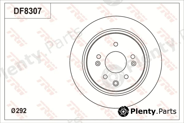 TRW DF8307S — Brake Disc