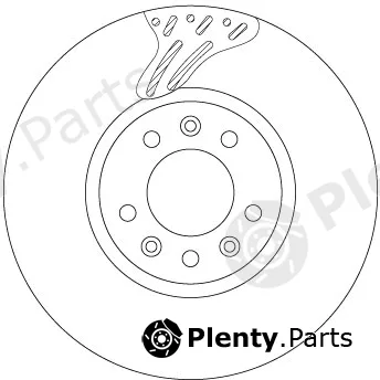 TRW DF6977S — Brake Disc