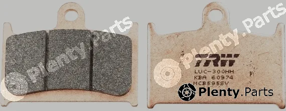 TRW MCB595SV — Brake Pad Set, disc brake Sinter Street