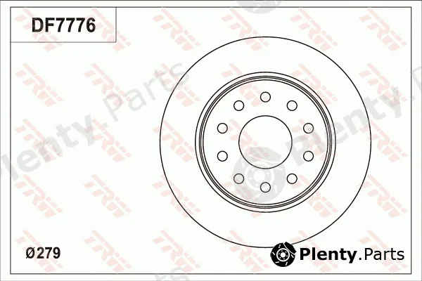 TRW DF7776 — Brake Disc