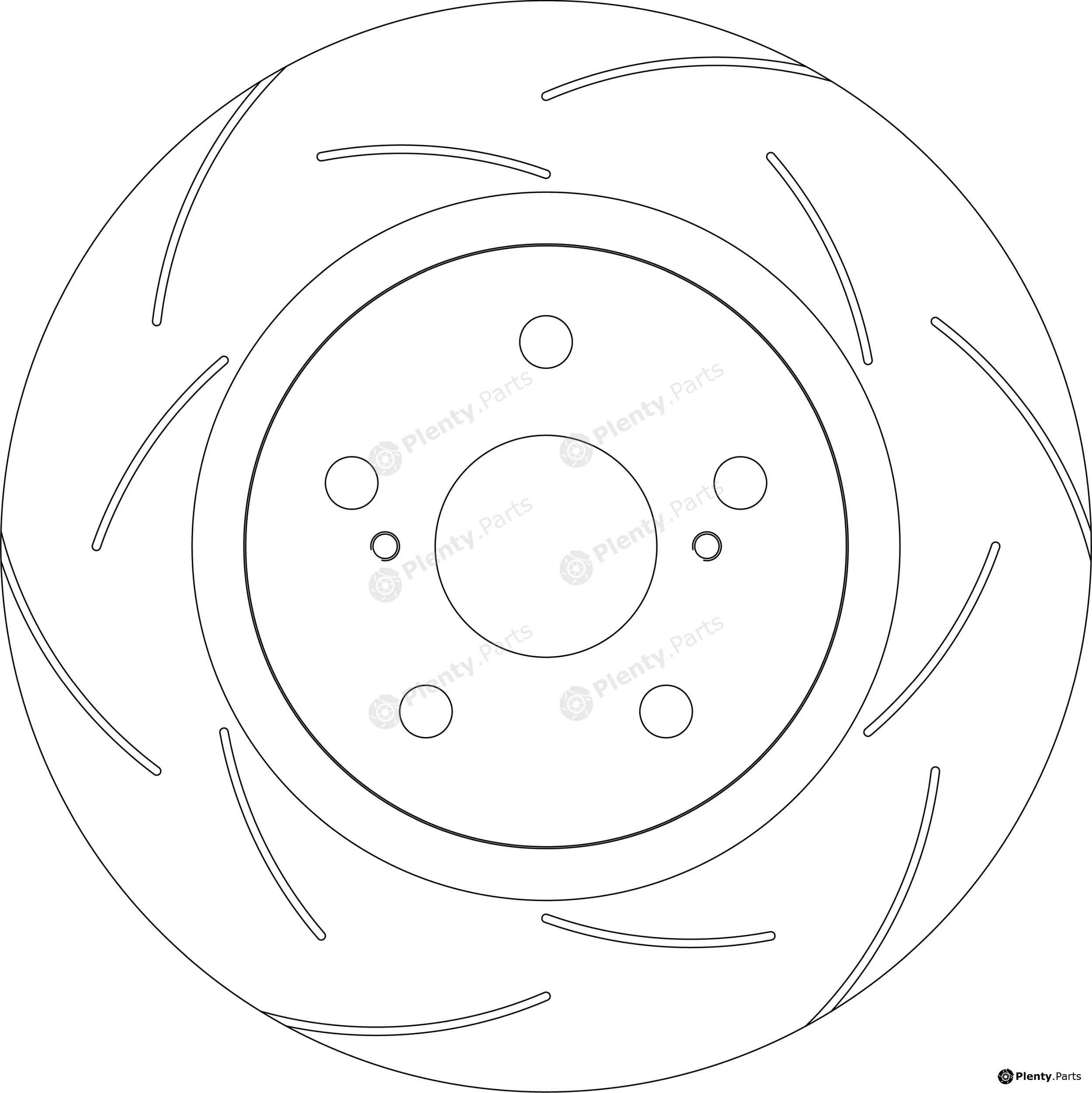 TRW DF8407XSS — Brake Disc XPS