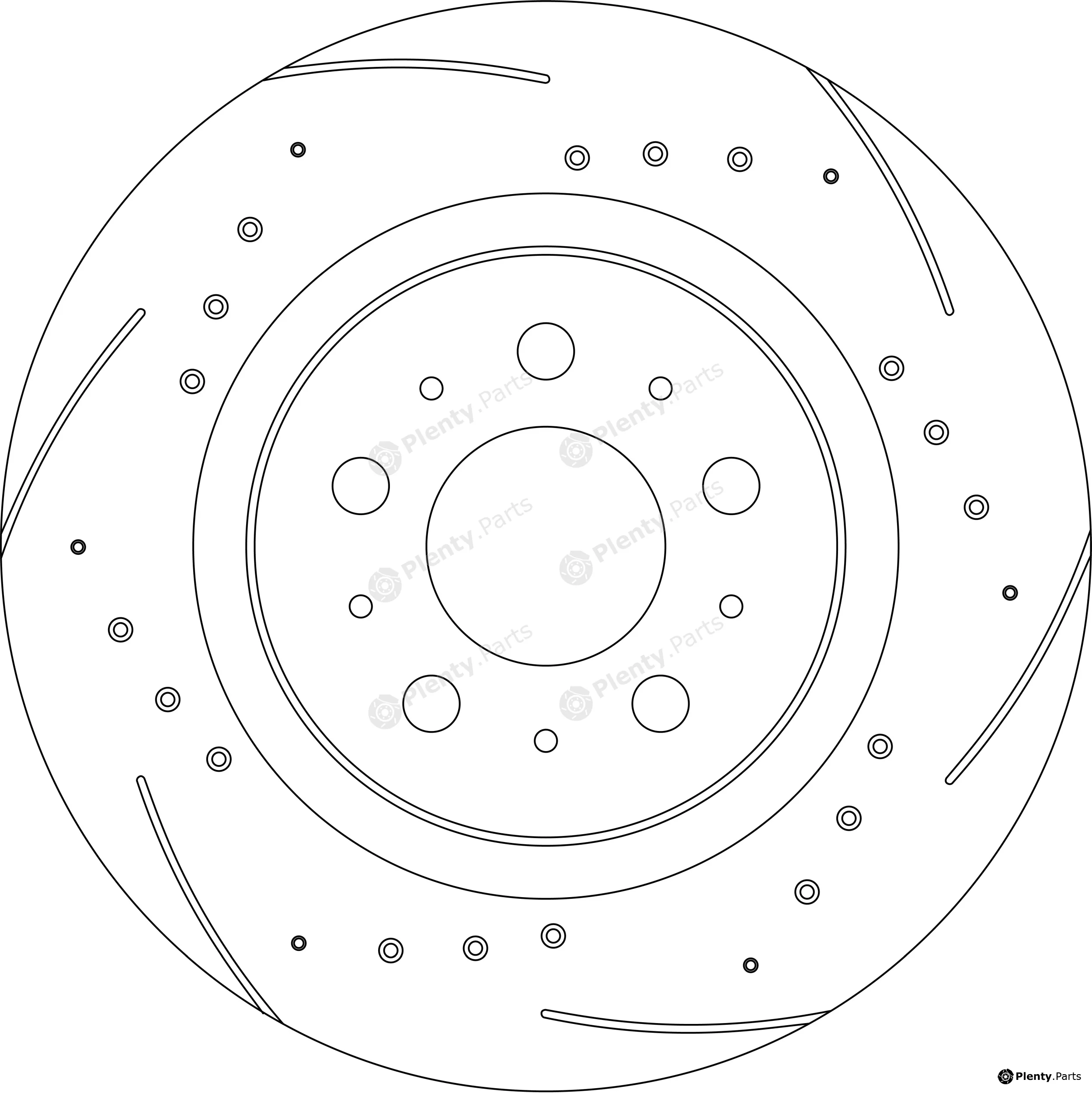 TRW DF8662SR — Brake Disc