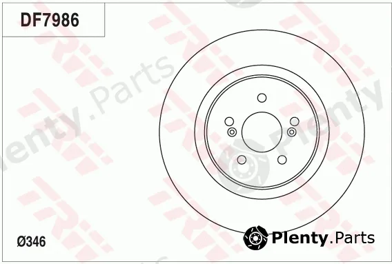 TRW DF7986 — Brake Disc