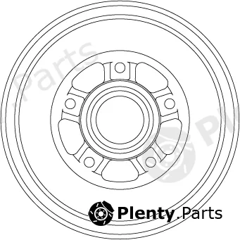 TRW DB4560MR — Brake Drum
