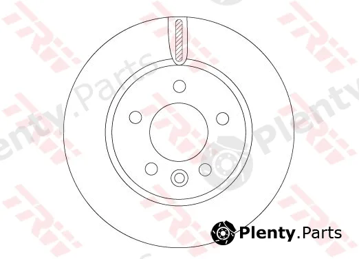 TRW DF6589S — Brake Disc