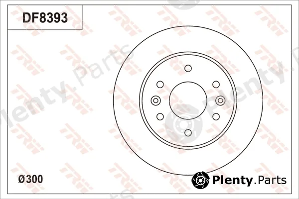 TRW DF8393S — Brake Disc