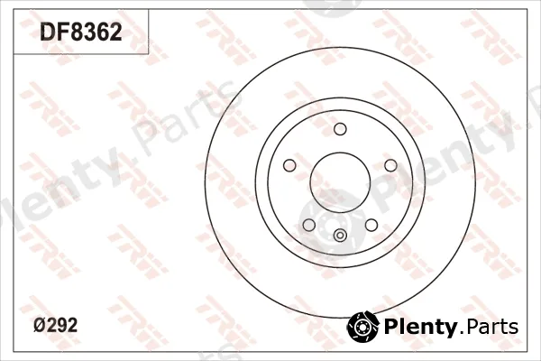 TRW DF8362S — Brake Disc