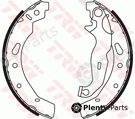 TRW GS8787 — Brake Shoe Set