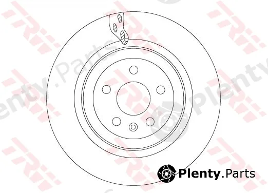 TRW DF6702S — Brake Disc