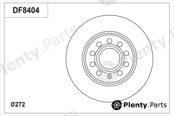 TRW DF8404S — Brake Disc