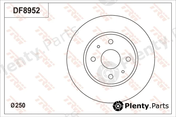 TRW DF8952 — Brake Disc
