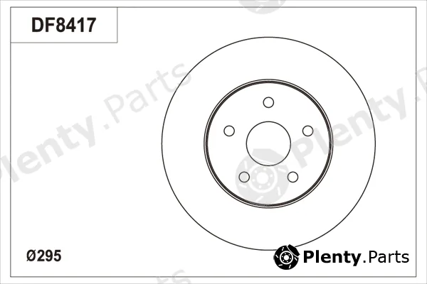 TRW DF8417S — Brake Disc