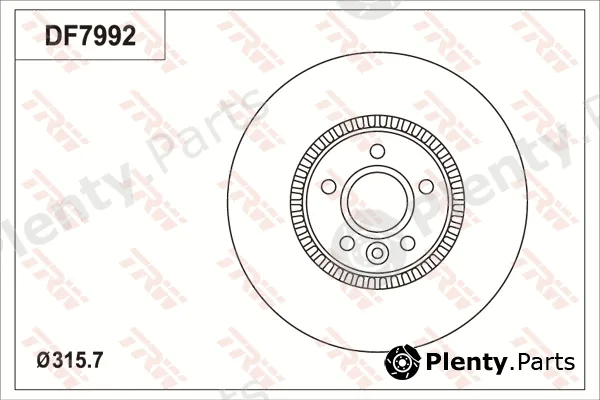 TRW DF7992 — Brake Disc