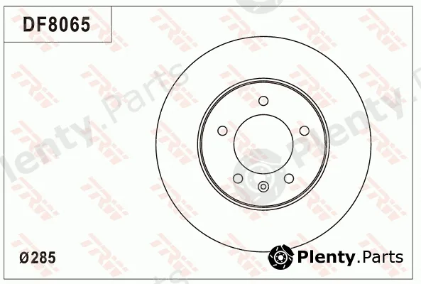 TRW DF8065 — Brake Disc