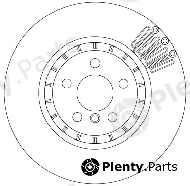 TRW DF6892S — Brake Disc