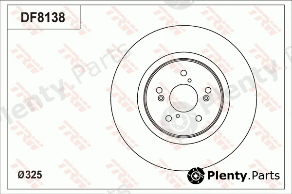 TRW DF8138S — Brake Disc