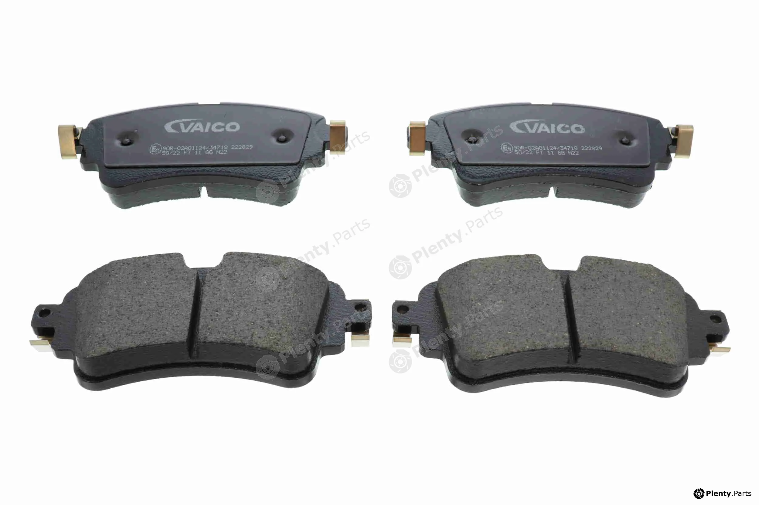 Vaico V10-6493 — Brake Pad Set, disc brake Q+, original equipment manufacturer quality MADE IN GERMANY