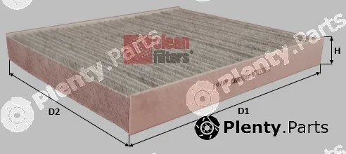 Clean Filters NC2431CA — Filter, cabin air