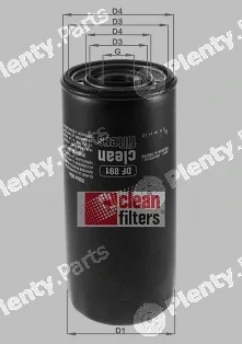 Clean Filters DF891 — Oil Filter