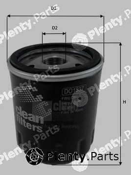 Clean Filters DO1837 — Oil Filter