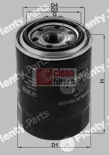 Clean Filters DF863/A — Oil Filter